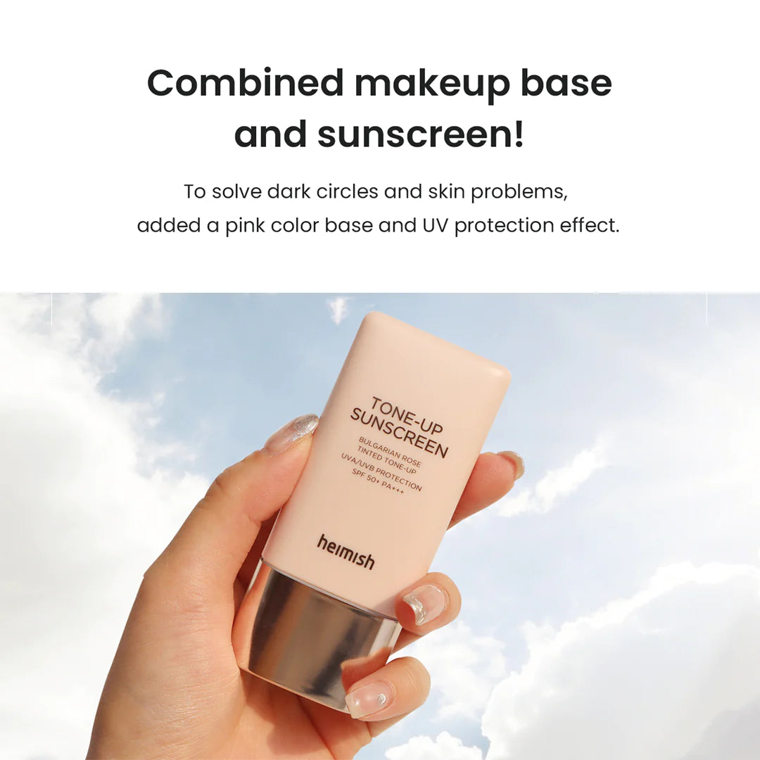 Bulgarian Rose Tinted Tone-up Sunscreen SPF50+ PA+++