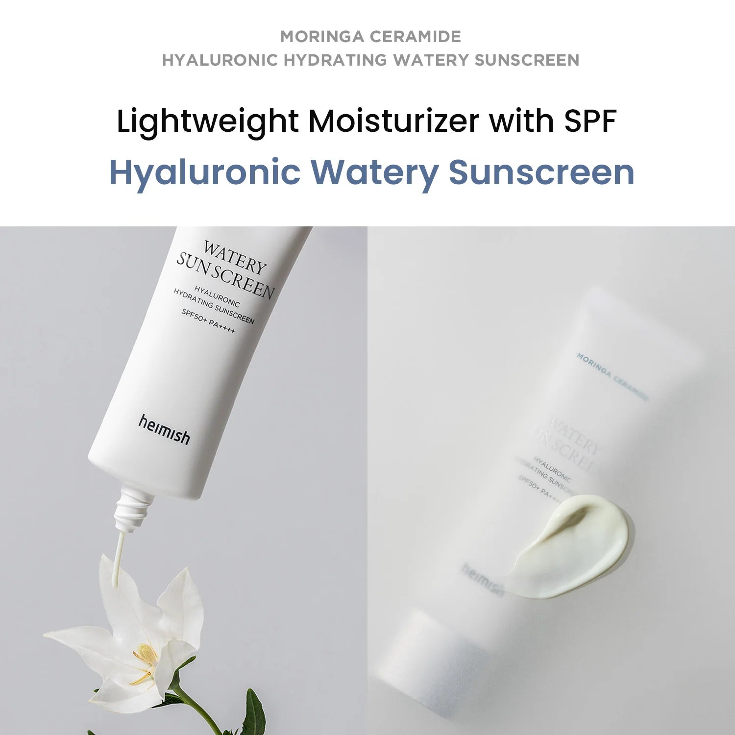 Moringa Ceramide Hyaluronic Hydrating Watery Sunscreen