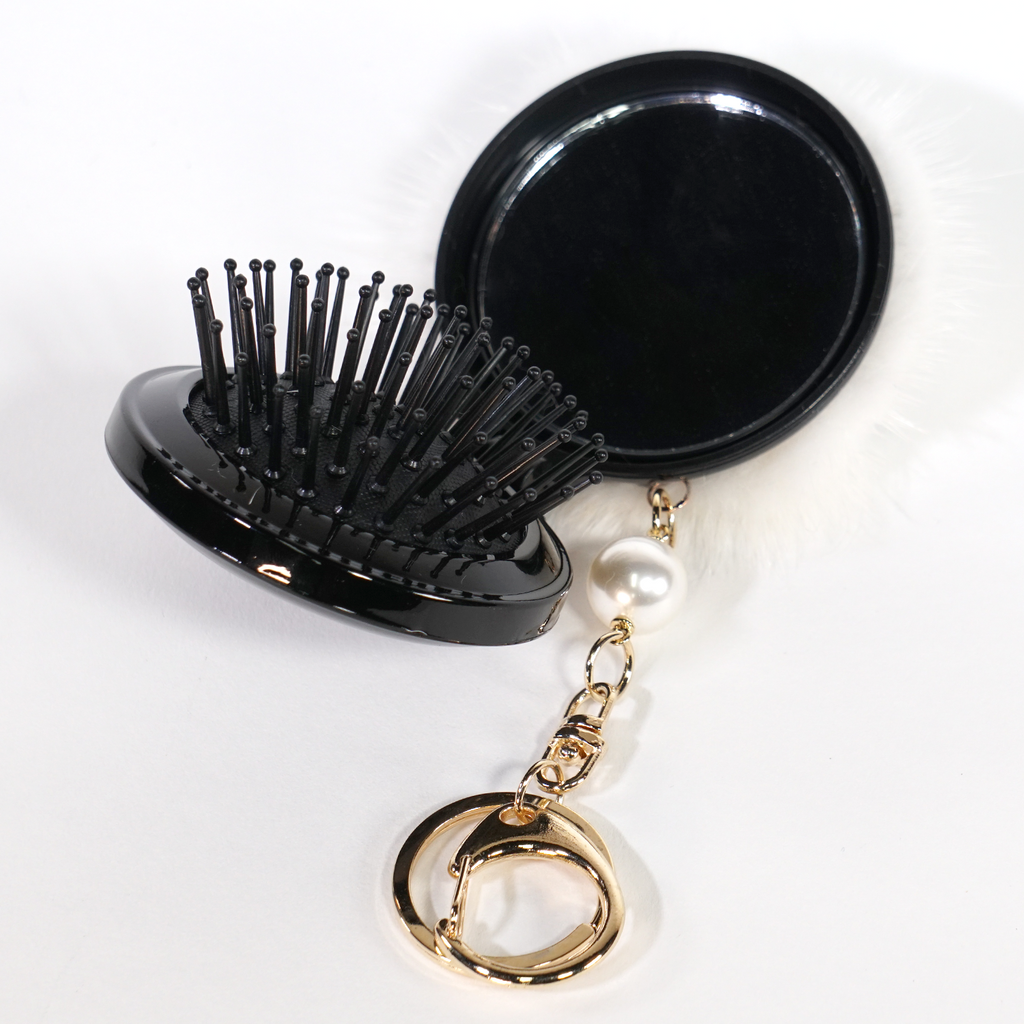 MIRROR BRUSH KEY CHAIN 3