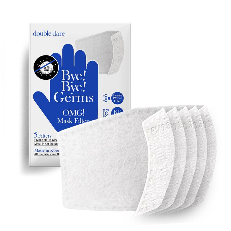 Bye! Bye! Germs OMG! Changeable Filter Mask