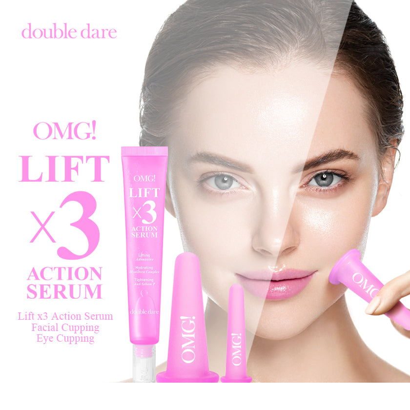 OMG! LIFT x3 ACTION SERUM WITH CUPPING KIT