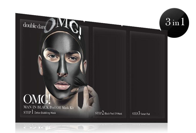 OMG! Man In Black Peel Off Mask Kit