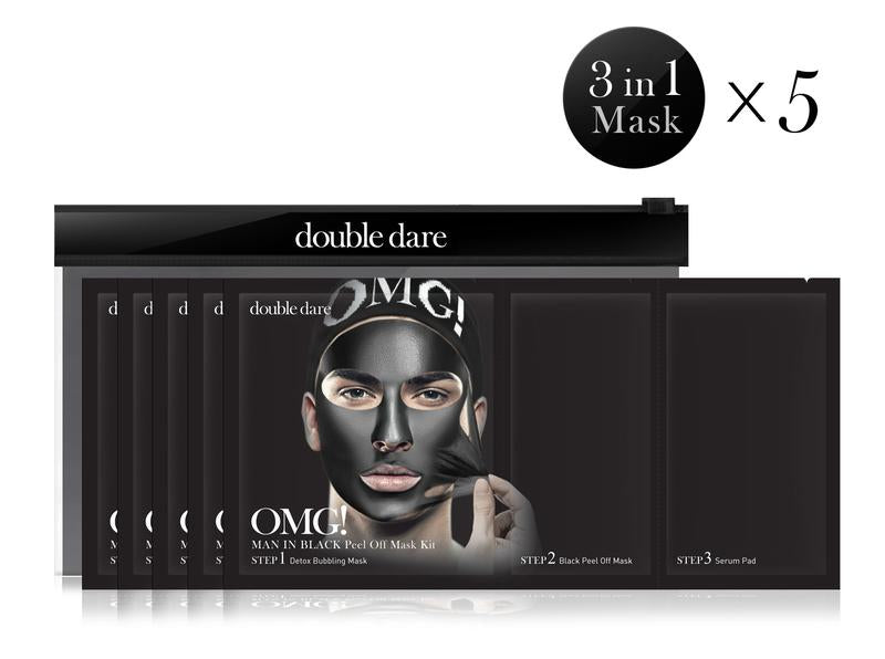 OMG! Man In Black Peel Off Mask Kit