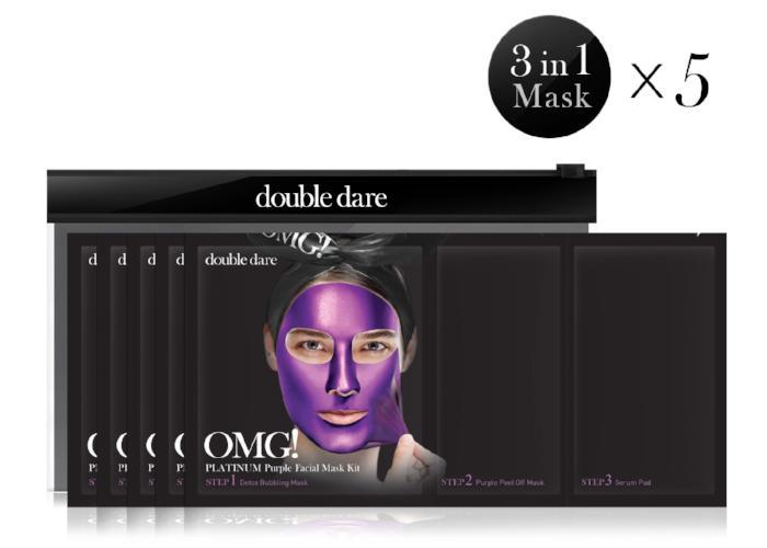 OMG! Platinum Purple Facial Mask Kit