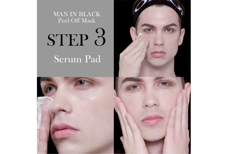 OMG! Man In Black Peel Off Mask Kit