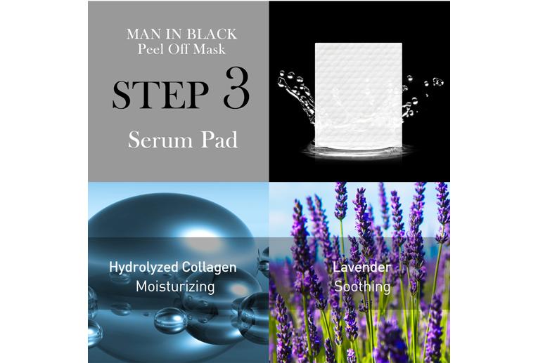 OMG! Man In Black Peel Off Mask Kit