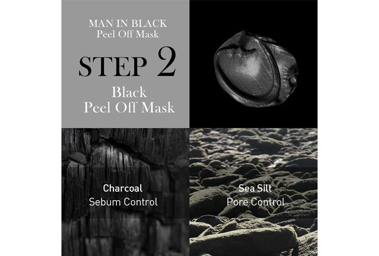 OMG! Man In Black Peel Off Mask Kit